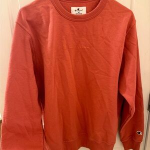Champion Orange/Salmon color Sweatshirt